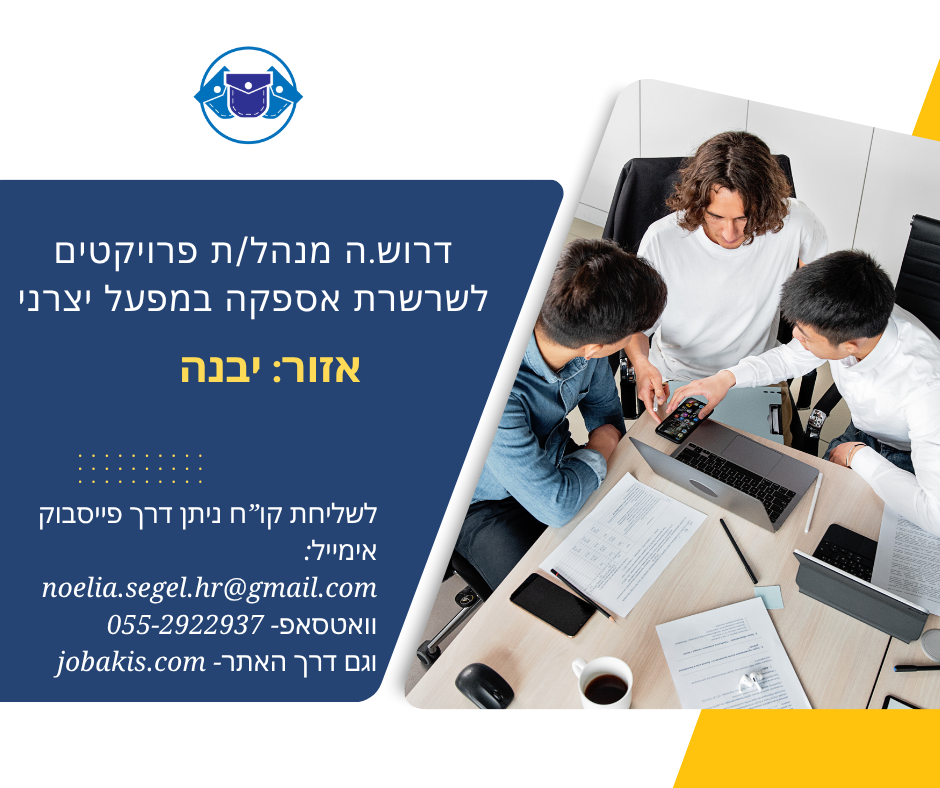 מנהל פרויקטים